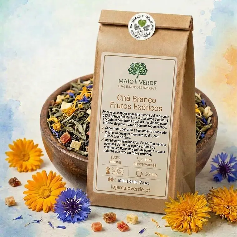 Tisana Chá branco frutos exóticos 1