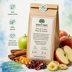 Tisana Maça e Canela