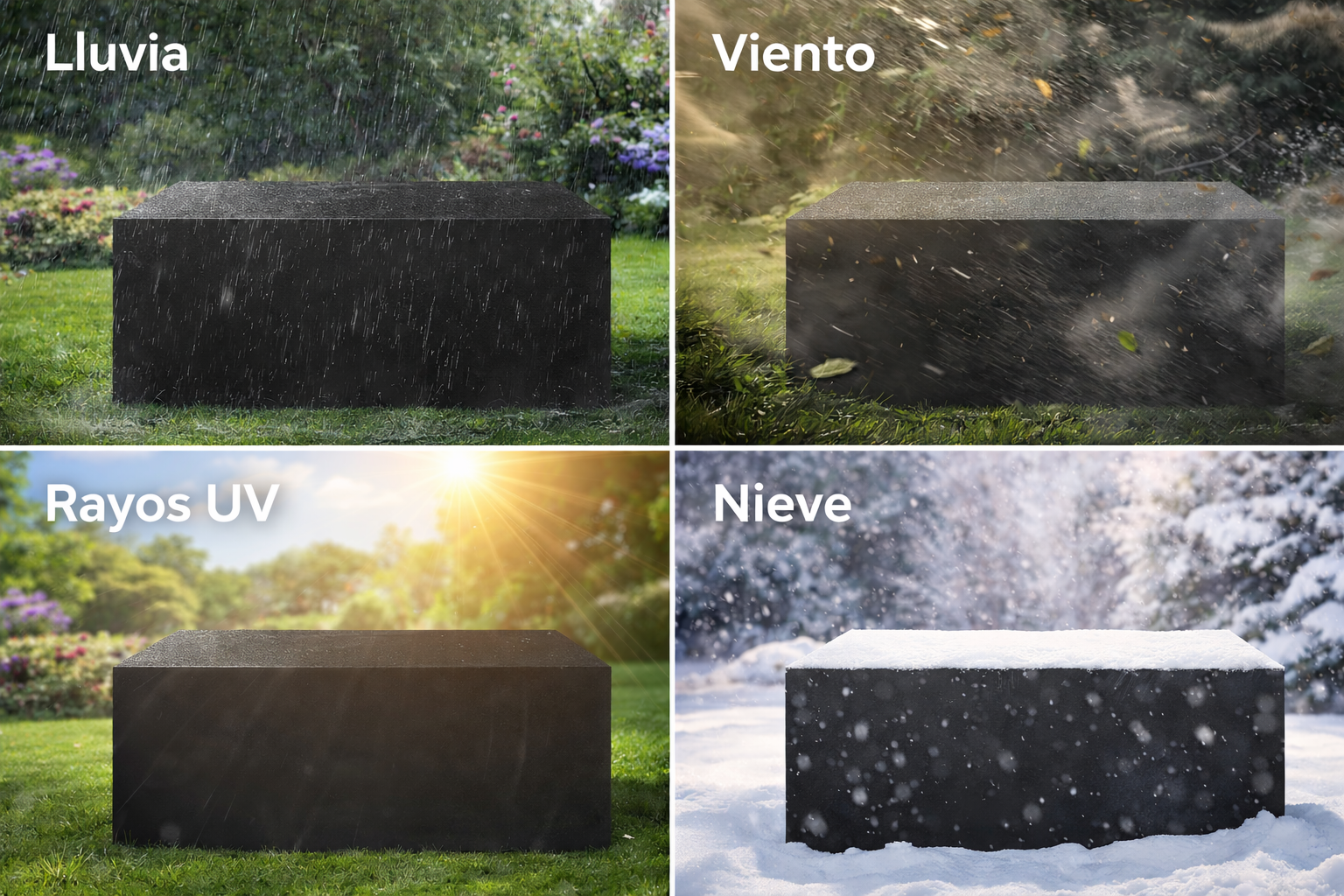 Funda Impermeable para Muebles de Terraza 250x200x80 cm 3