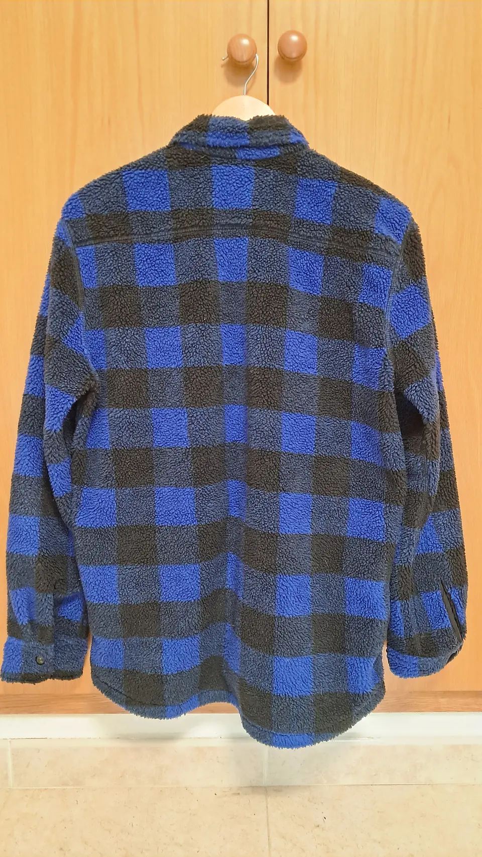 Levi's Sherpa Buffalo Plaid Shirt Jacket (Talla M) 3