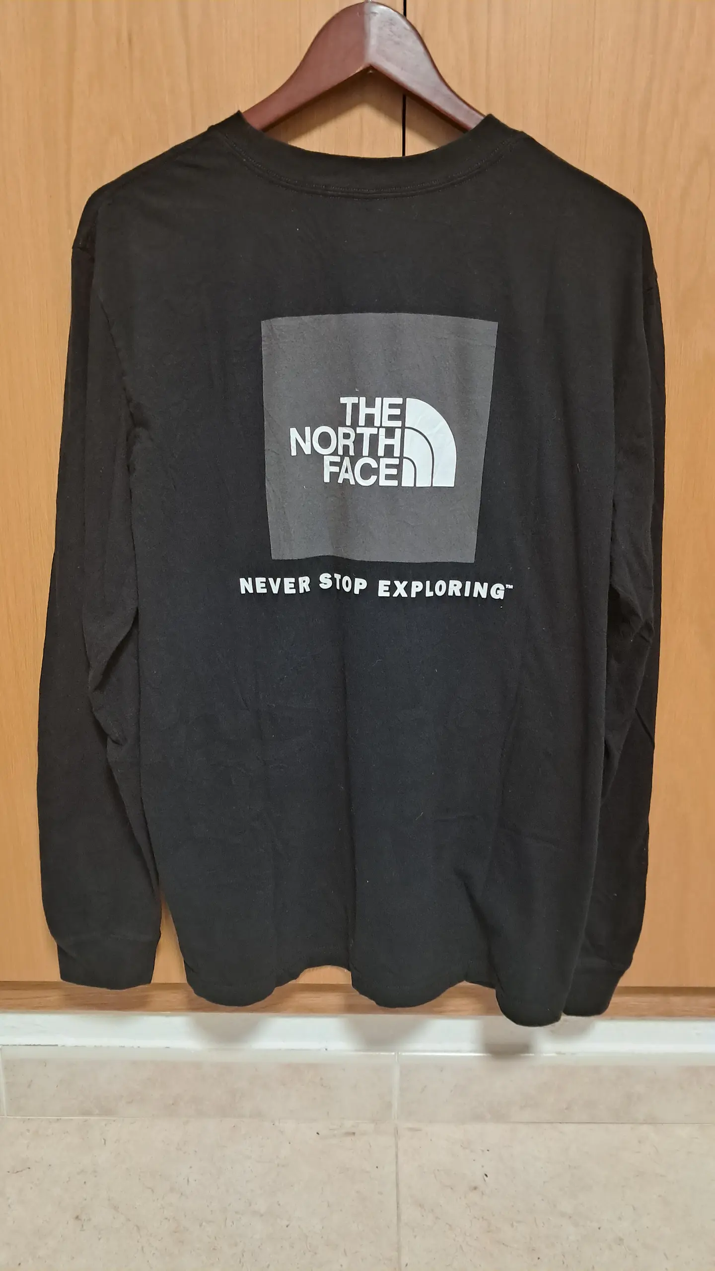 The North Face Box Logo Long Sleeve Tee (Talla L) 3