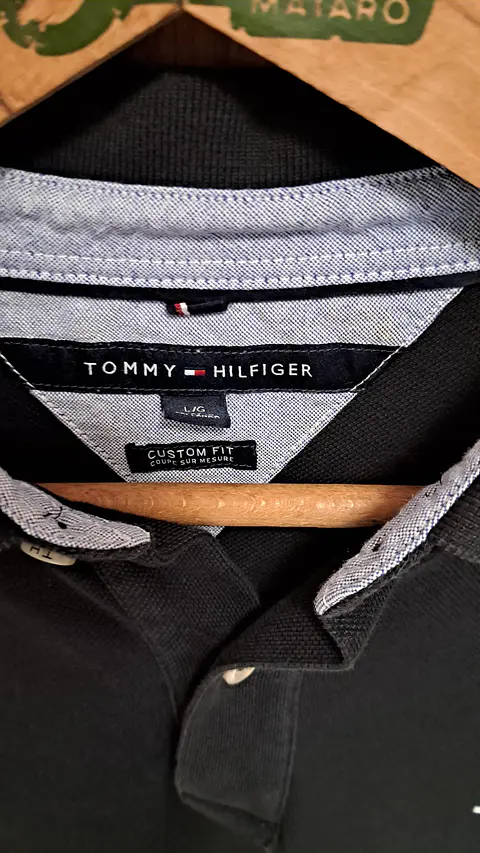 Tommy Hilfiger Custom Fit Polo (Talla L)
