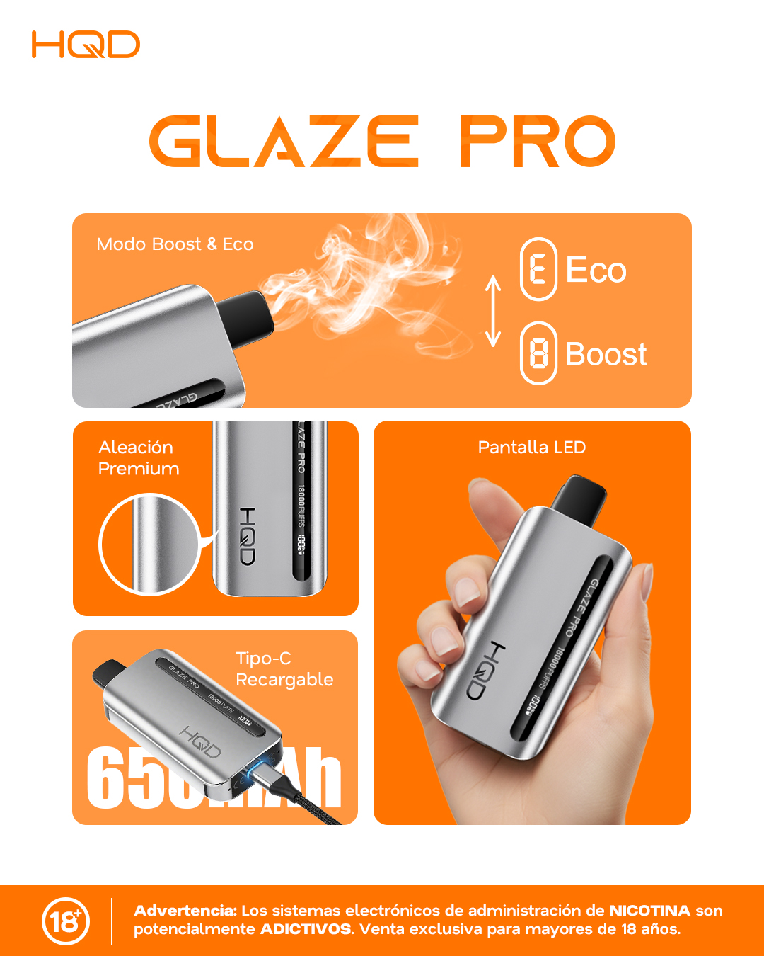 GLAZE PRO 18000PUFFS