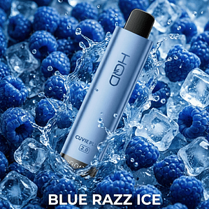 HQD Cuvie Plus 2.0 9000Puffs Blue Razz Ice