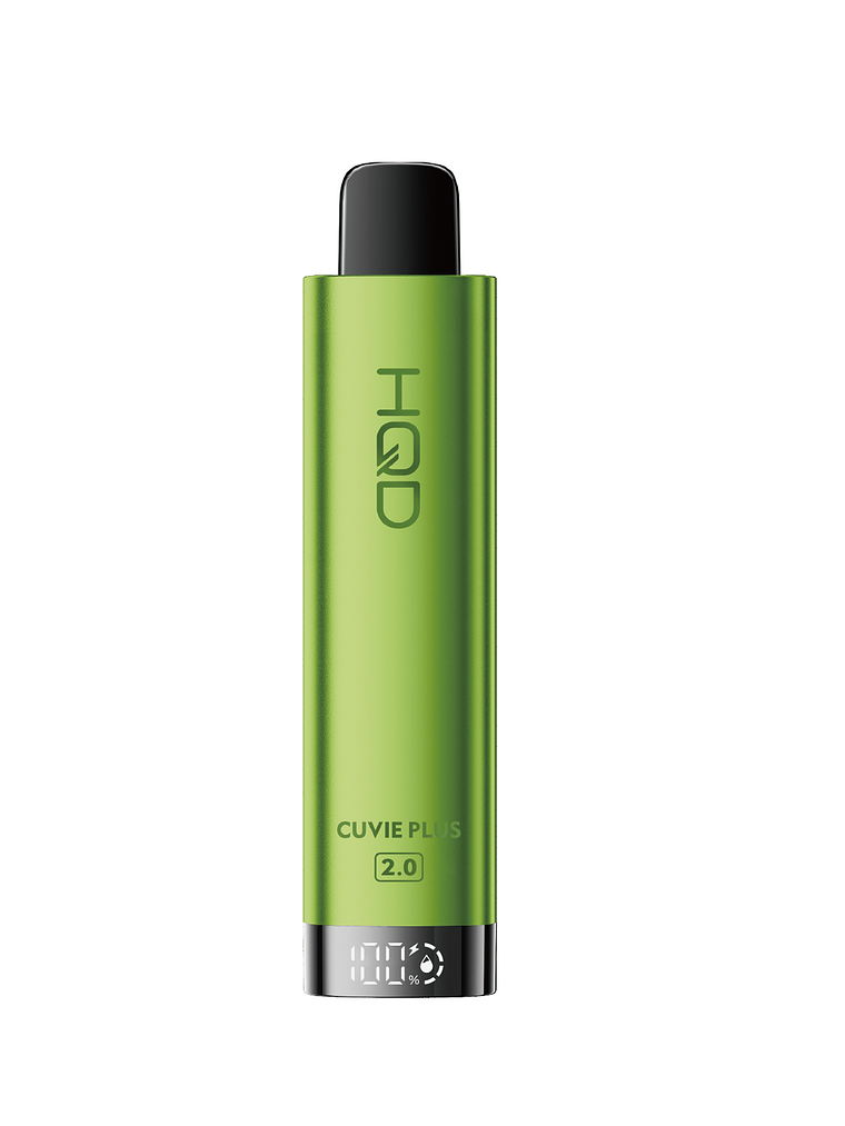 HQD Cuvie Plus 2.0 9000Puffs Green Apple Ice 3