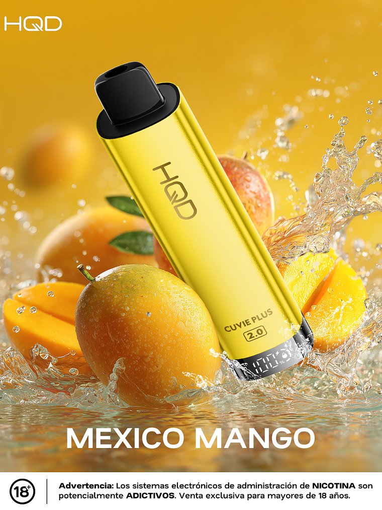 HQD Cuvie Plus 2.0 9000Puffs MEXICO MANGO 4