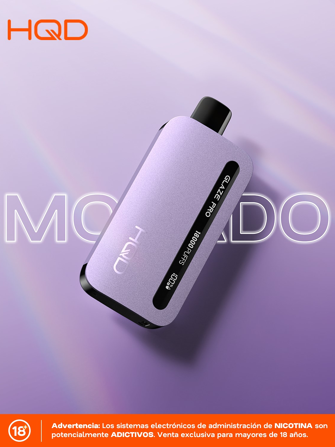 HQD Glaze Pro 18000 Puffs BLUE RAZZ ICE 4