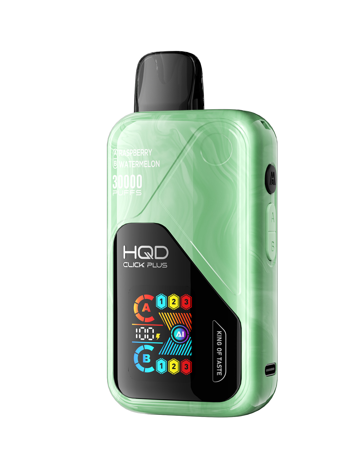 HQD Click Plus 30000 Puffs Raspberry / Watermelon 2