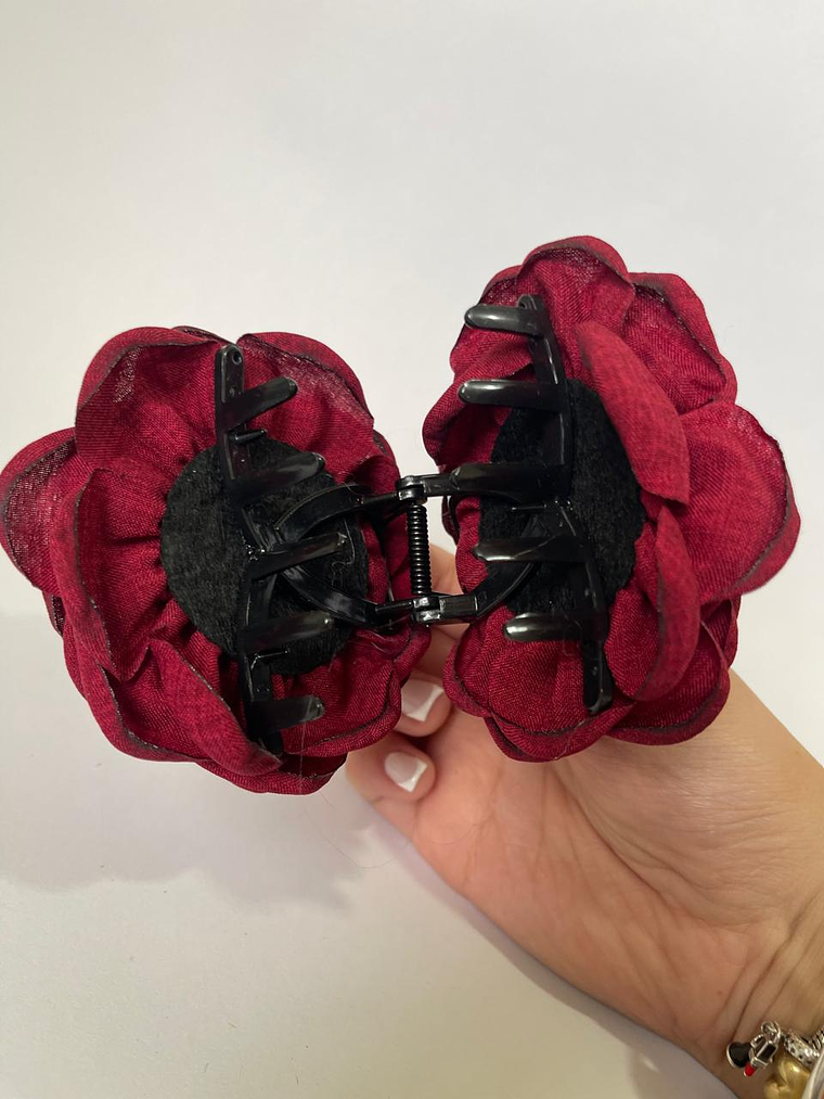 Traba flor tela algodon 11