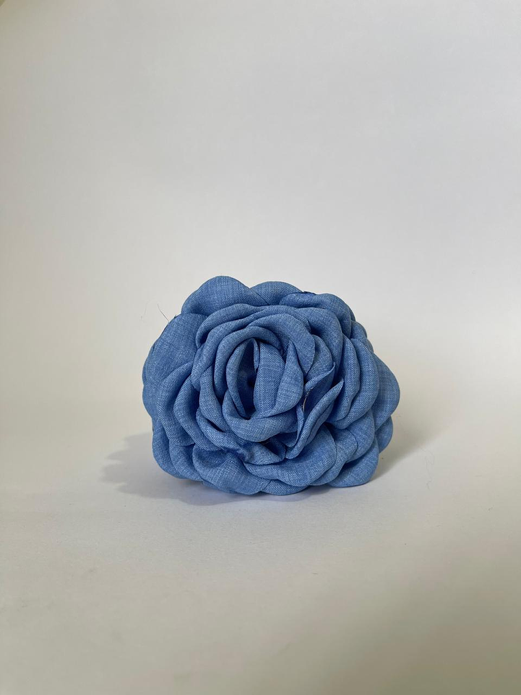 Traba flor tela algodon 14