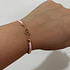 Pulsera cordon ajustable baño de oro