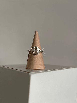 Anillo plata 925 concha