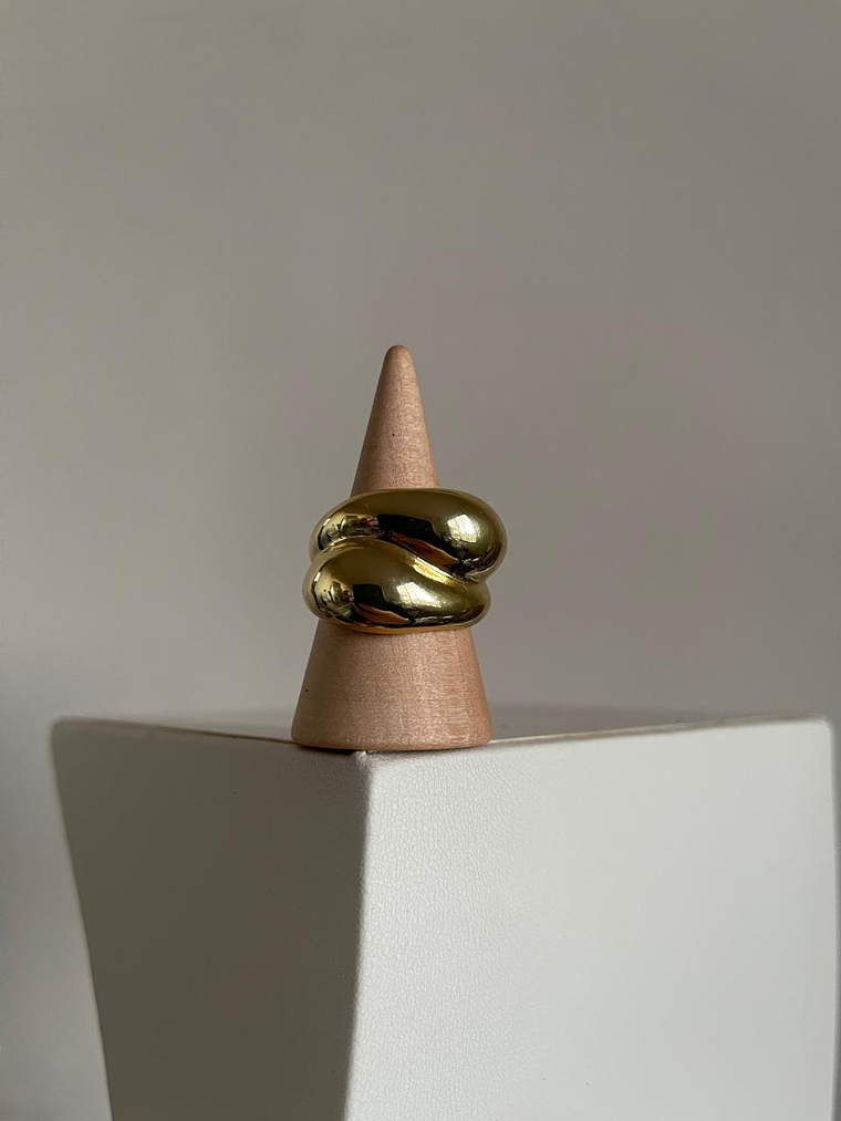 Anillo baño de oro 1