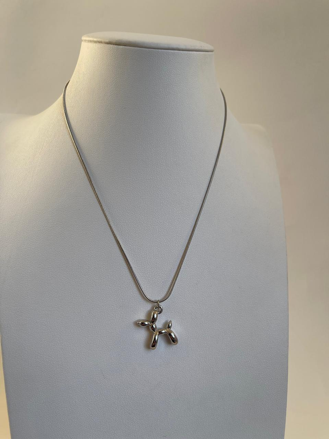 Collar acero perro globo 1