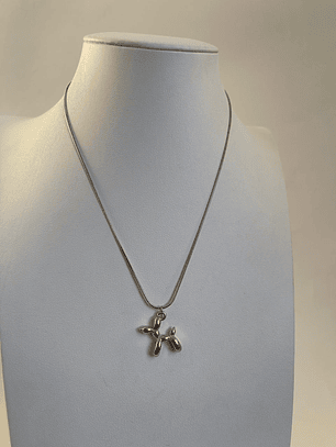 Collar acero perro globo