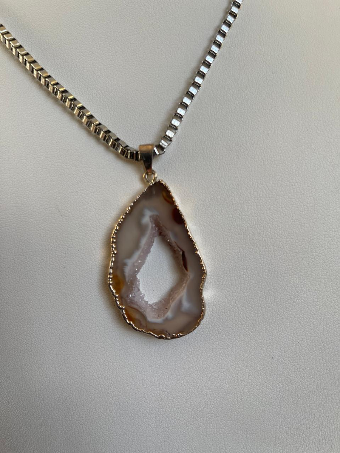 Cadena acero ágata 2