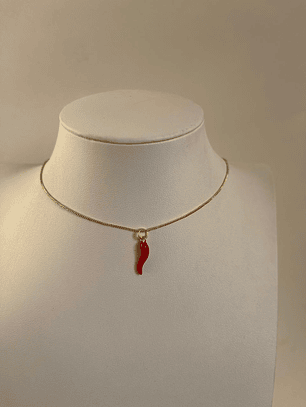 Cadena baño de oro ají