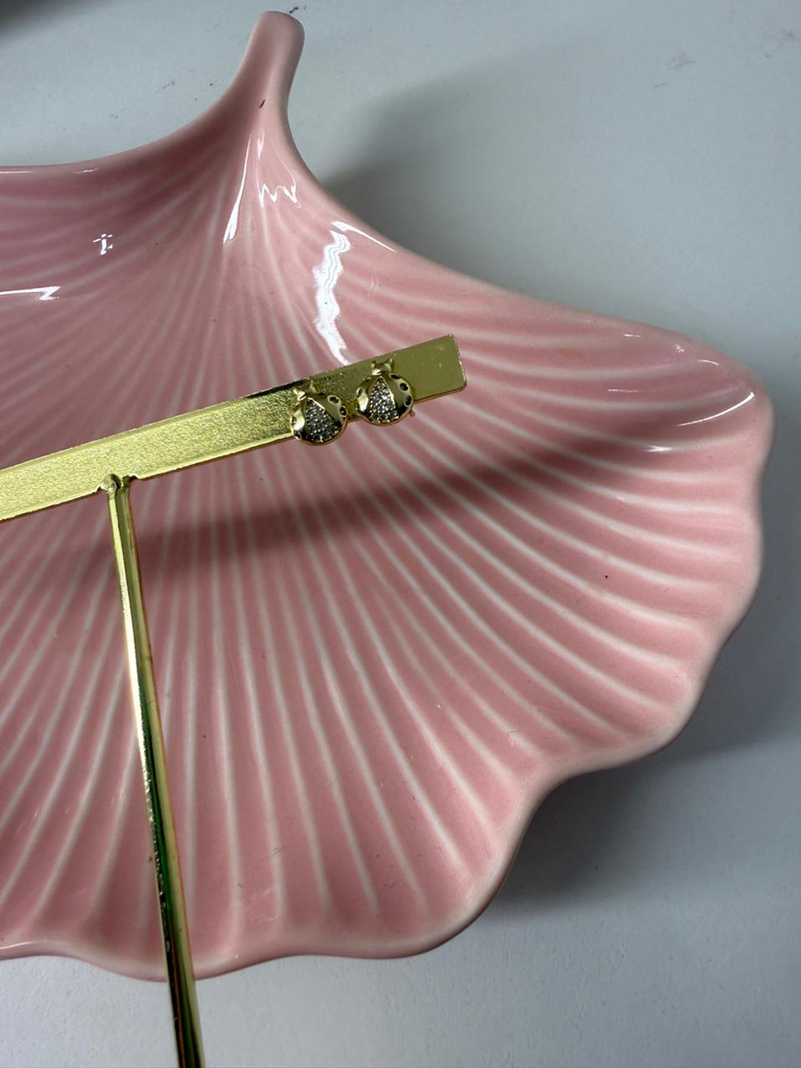 Aros chinita baño de oro 1