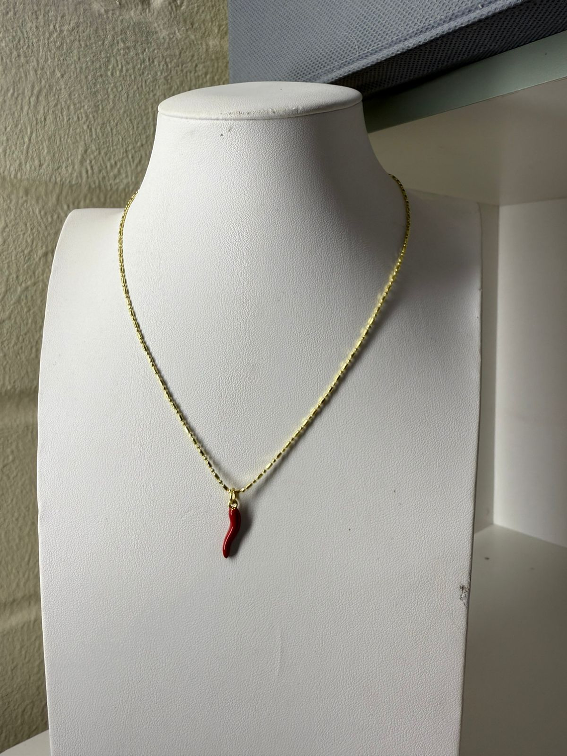 Cadena baño de oro ají 3