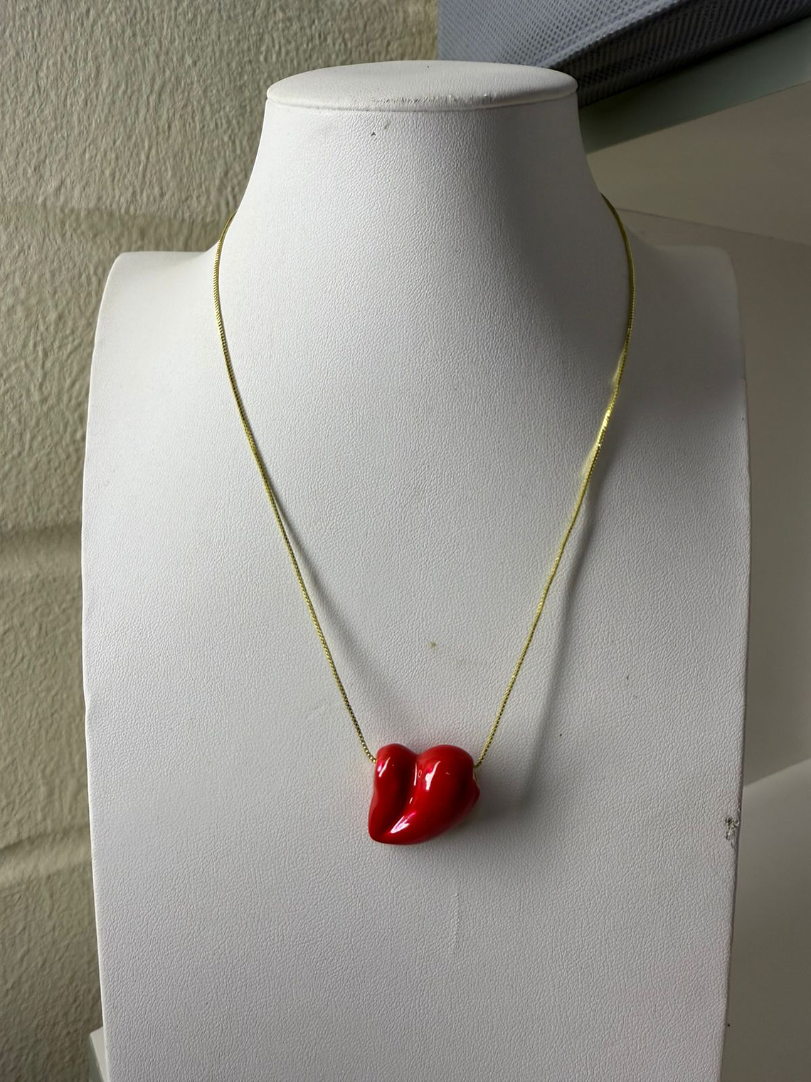 Cadena baño de oro corazón 4