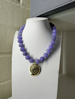 Collar piedra y caracola
