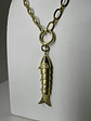 Cadena baño de oro - pez dorado  - Miniatura 2