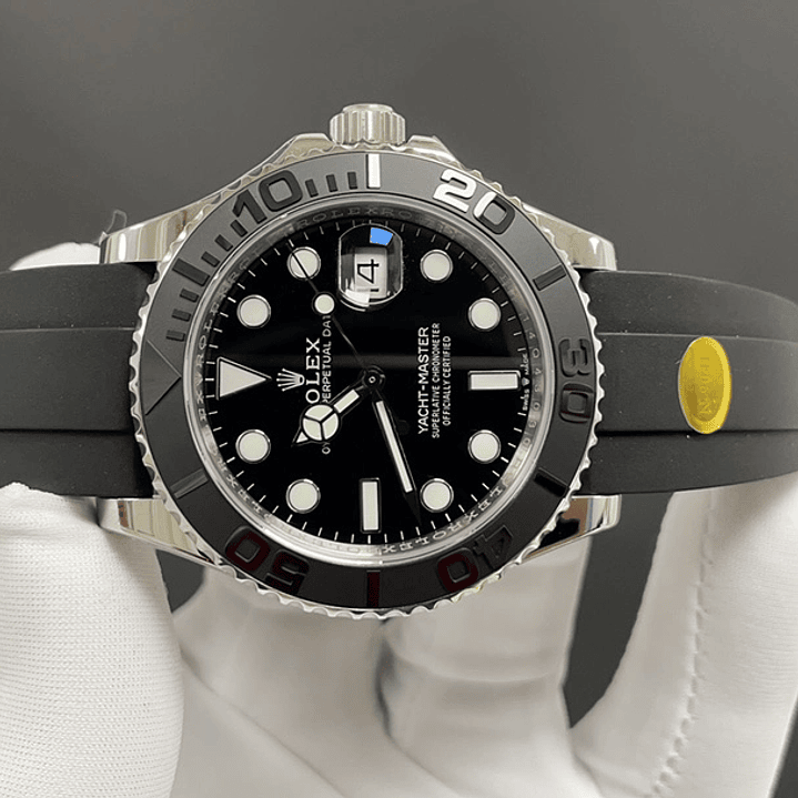 Yacht Master silver pulso silicona 3