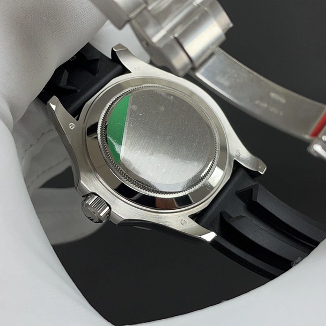 Yacht Master silver pulso silicona 4