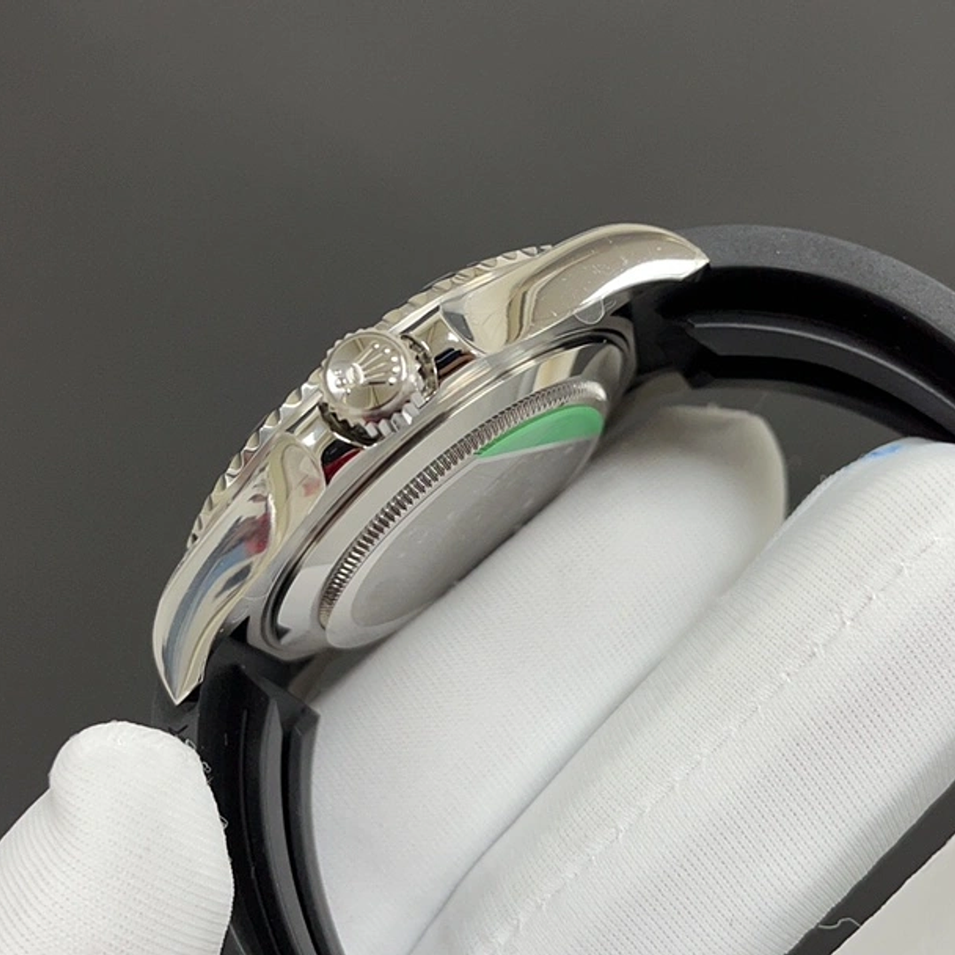 Yacht Master silver pulso silicona 5