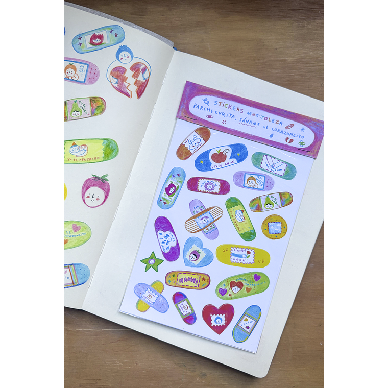 Stickers: “Parche curita, sáname el corazoncito” 5