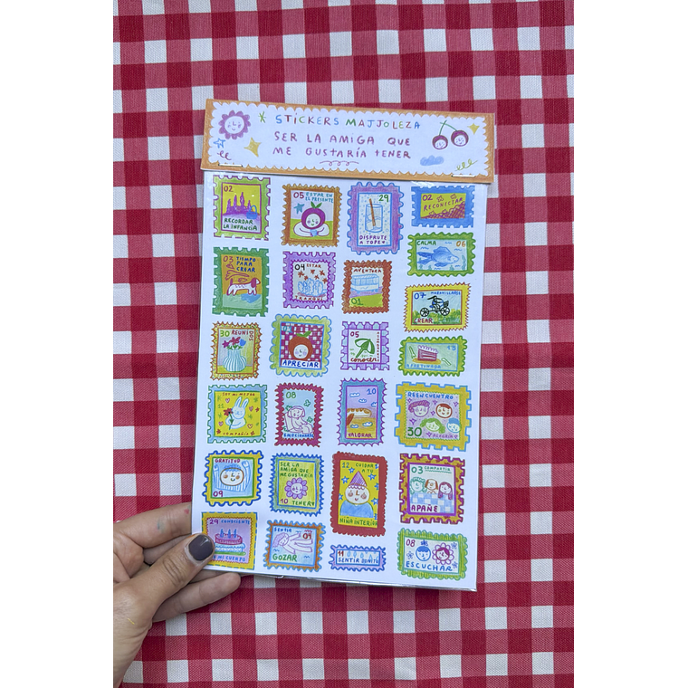 Stickers: “Ser la amiga que me gustaría tener” 1