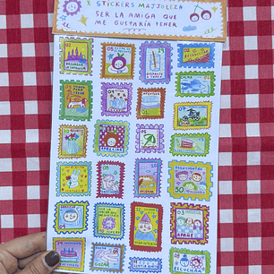 Stickers: “Ser la amiga que me gustaría tener”