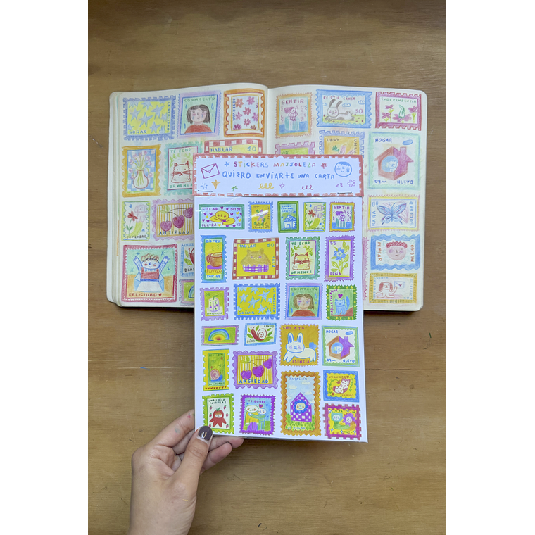 Stickers: “Quiero enviarte una carta” 1