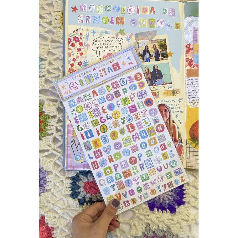 Stickers: “Letritas” 1