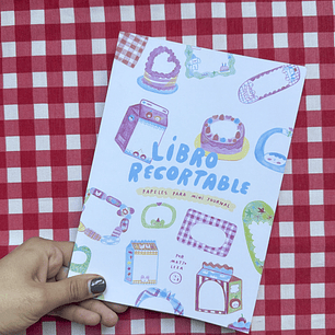 Libro Recortable: Papeles para mini journal