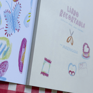 Libro Recortable: Papeles para mini journal