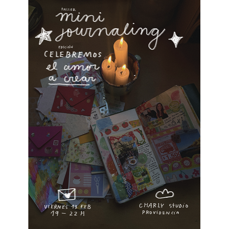 taller MINI JOURNALING edición Celebremos el Amor a Crear 💐🌟🧚🏼‍♀️💌  13 febrero 1