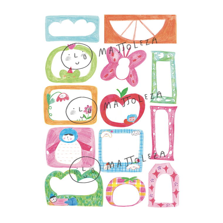 TALLER MINI JOURNALING ONLINE 28/03 💌 Papeles ilustrados a mano ✂️ 6