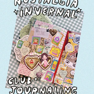 Nostalgia Invernal <3 CLUB de JOURNALING x Majjoleza & Ni tan chica 📕💌 13/6