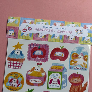 Stickers Majjoleza Perritos & Gatitos 
