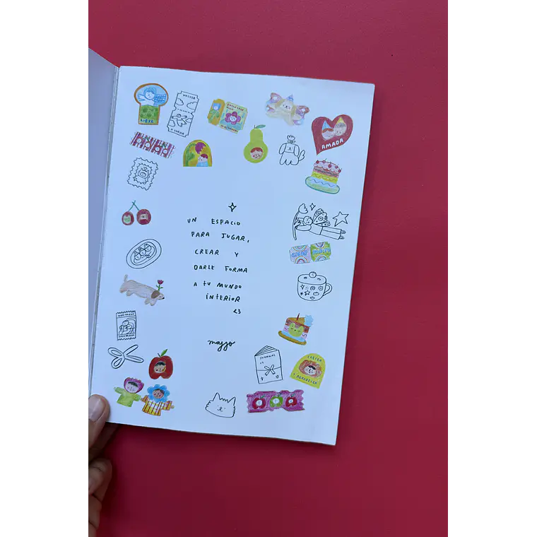 LIBRO de STICKERS Mundo Interior 🦋🧚🏼‍♀️🍭✨  9