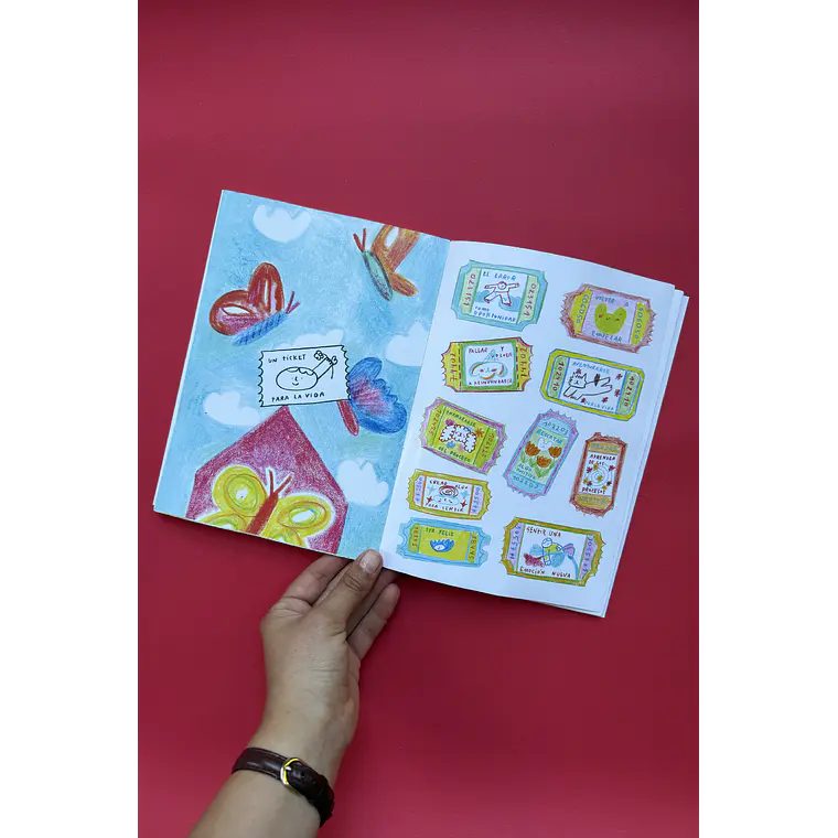 LIBRO de STICKERS Mundo Interior 🦋🧚🏼‍♀️🍭✨  4