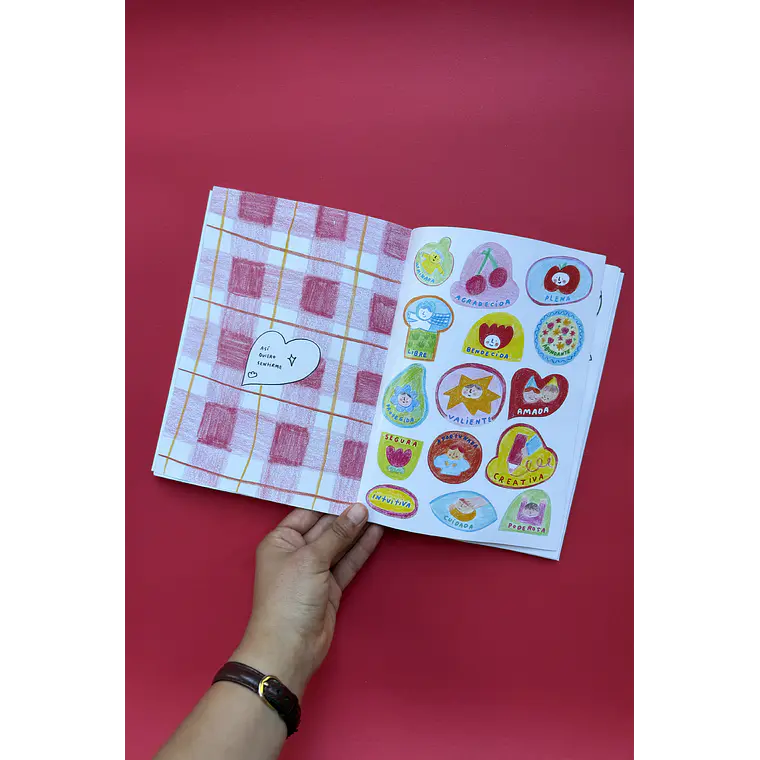 LIBRO de STICKERS Mundo Interior 🦋🧚🏼‍♀️🍭✨  5