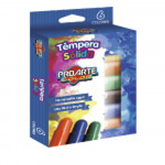 TEMPERA SOLIDA 6 COLORES - PROARTE