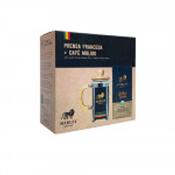 PACK PRENSA FRANCESA 350 CC + GRANO 227 GR - MARLEY COFFEE