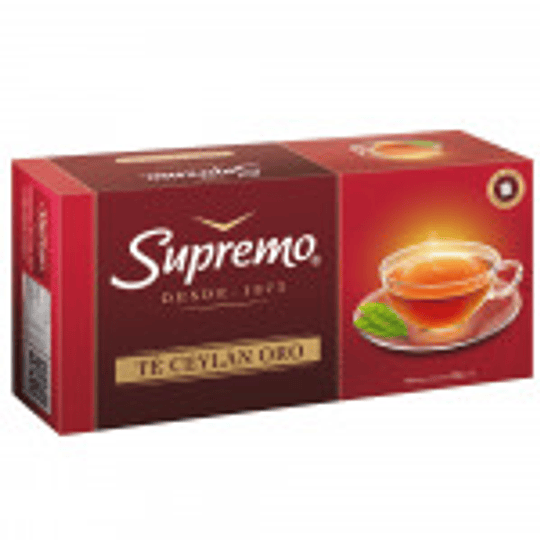 TE NEGRO CEYLAN ORO 100 BOLSAS - SUPREMO