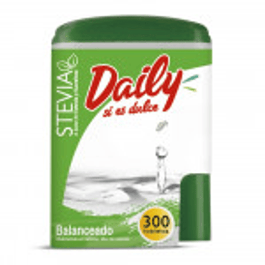 ENDULZANTE EN TABLETAS STEVIA 300 UN - DAILY