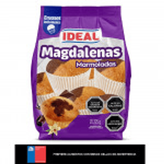 MAGDALENAS MARMOLADAS BOLSA 7 UN - IDEAL