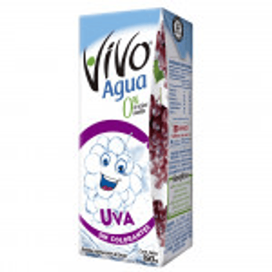 AGUA CON JUGO UVA 190 ML - VIVO