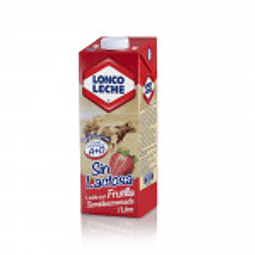 LECHE FRUTILLA SIN LACTOSA 1 LT - LONCOLECHE